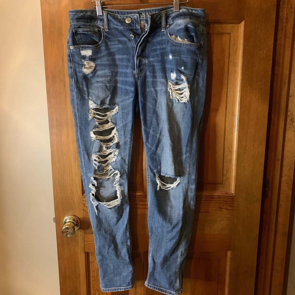ripped mom jeans